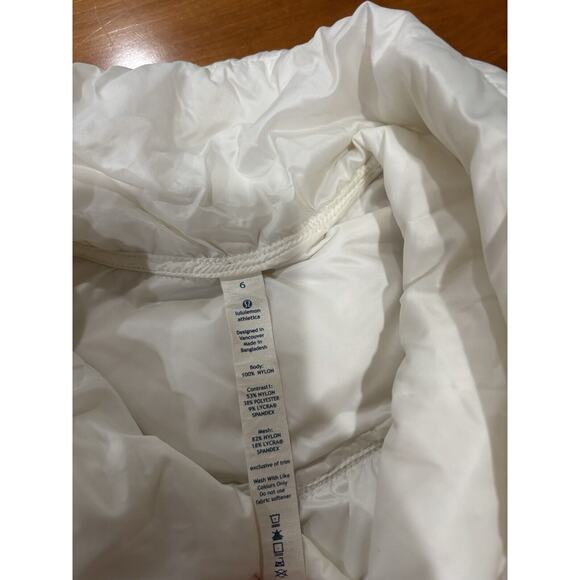 LULULEMON RUN INSULATOR Black Size 6 Pullover Jacket Down Fill - Picture 8 of 8